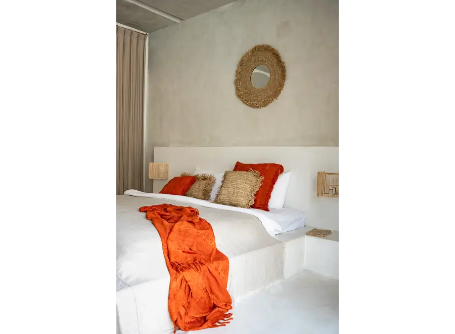 Ronda Raffia Mirror - Raffia Mirror