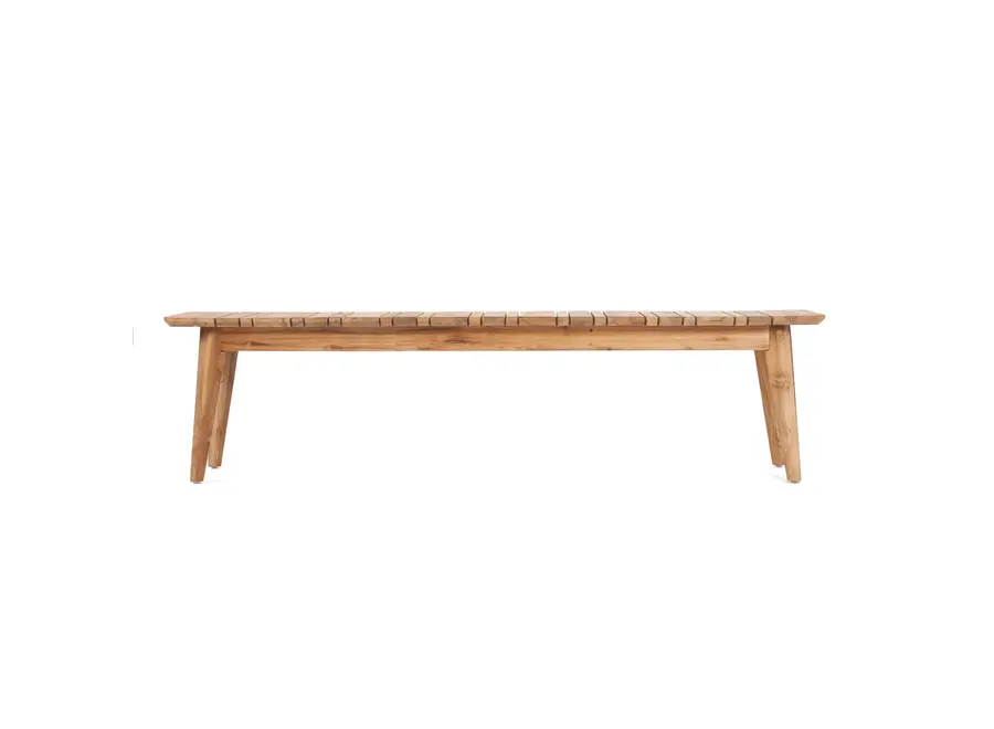 Zahara de la Sierra Panel Bench - Teak Wood Bench