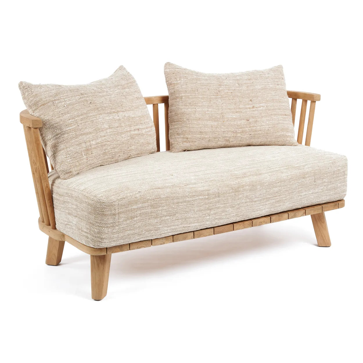 Cádiz Natural Elegance Sofa - Teak Wood Sofa