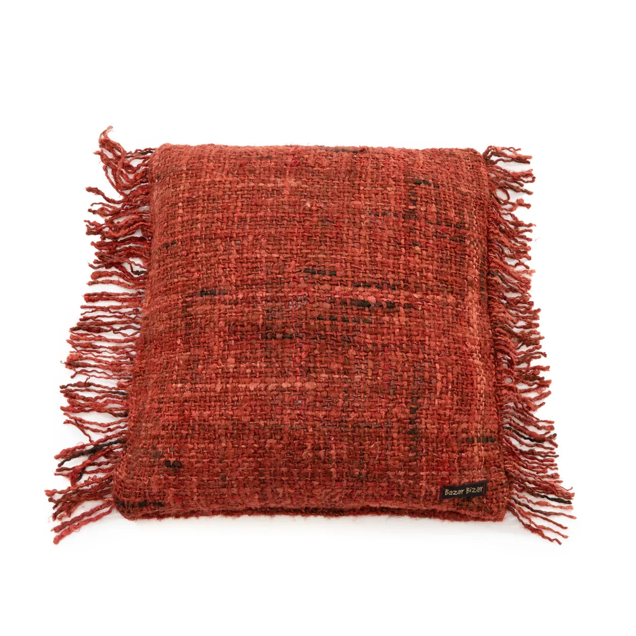 Almunecar Boho Cushion - Cotton Accent Pillow