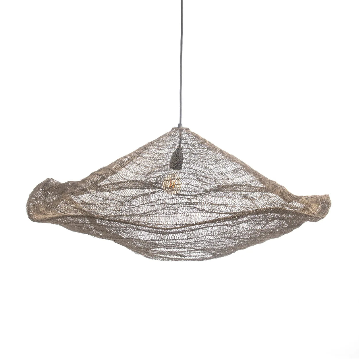 Cudillero Brass Elegance Pendant - Iron Light Fixture