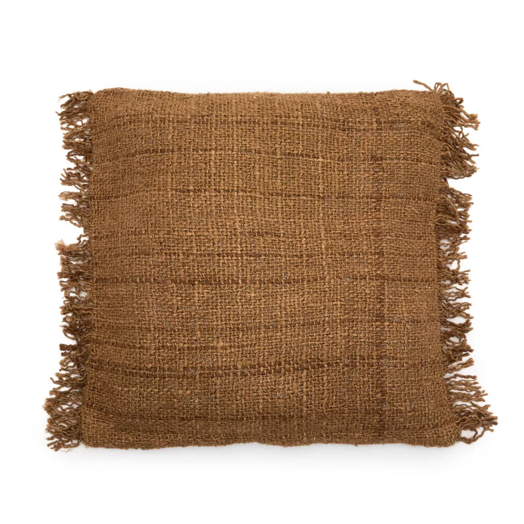 Mallorca Boho Chic Cushion - Handwoven Throw Pillow