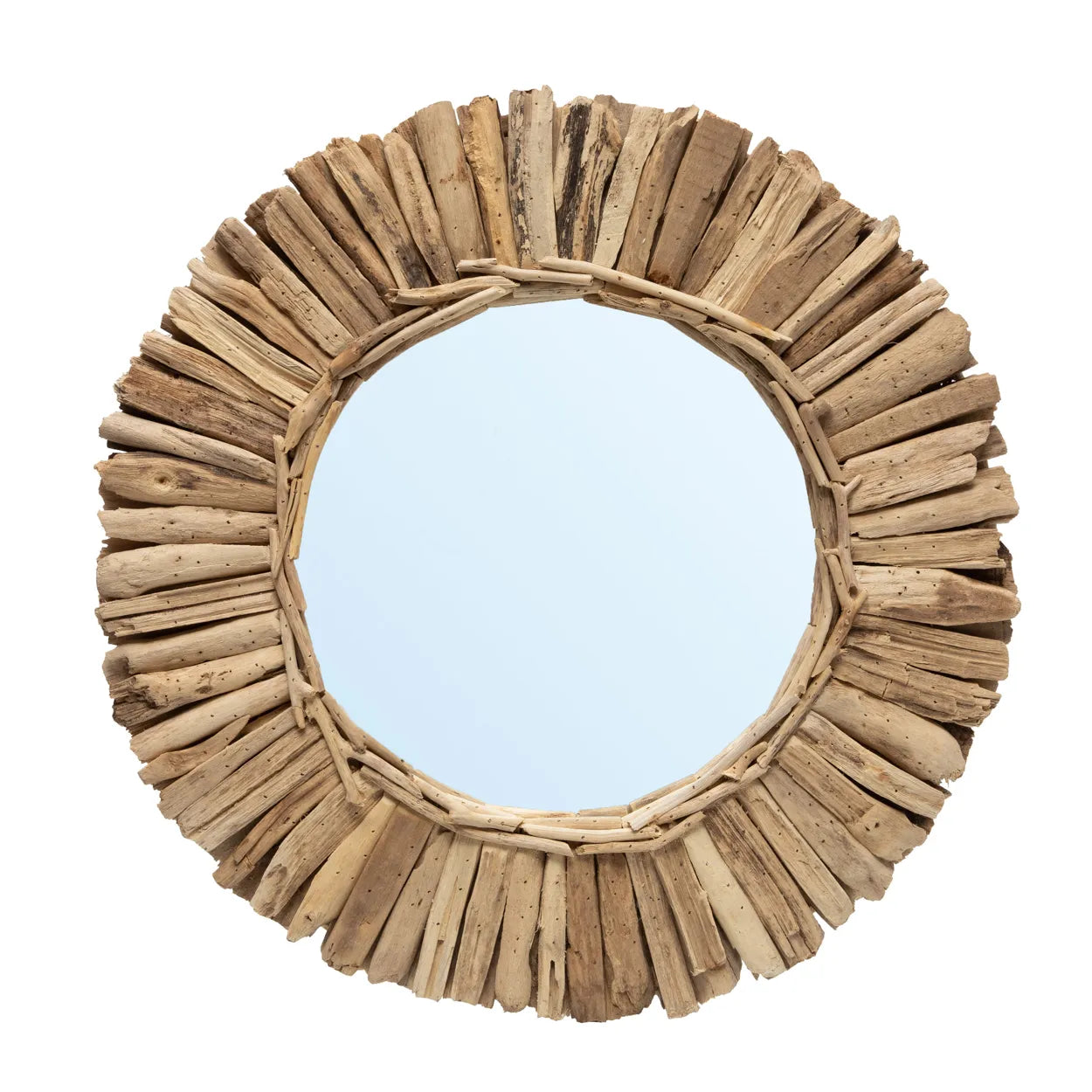 Cudillero Driftwood Mirror - Round Glass Mirror