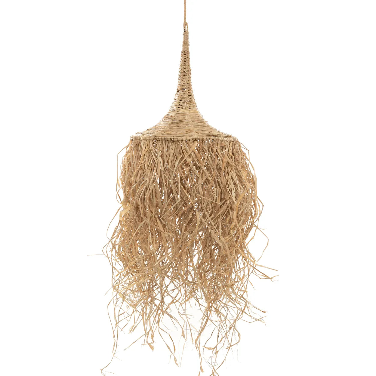 Cabo de Gata Beauty Lamp Shade - Raffia and Rattan Lamp Shade