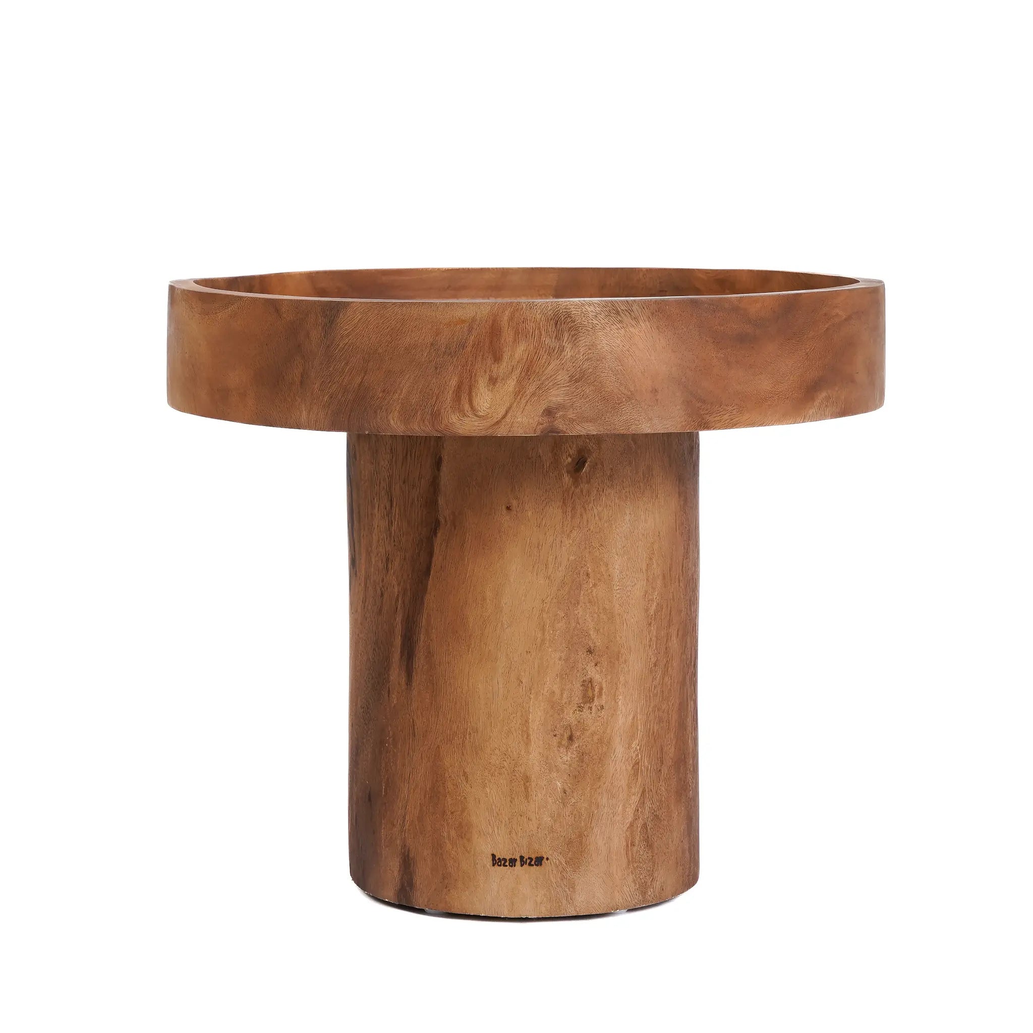 Chimborazo Natural Side Table - Suar Wood Side Table