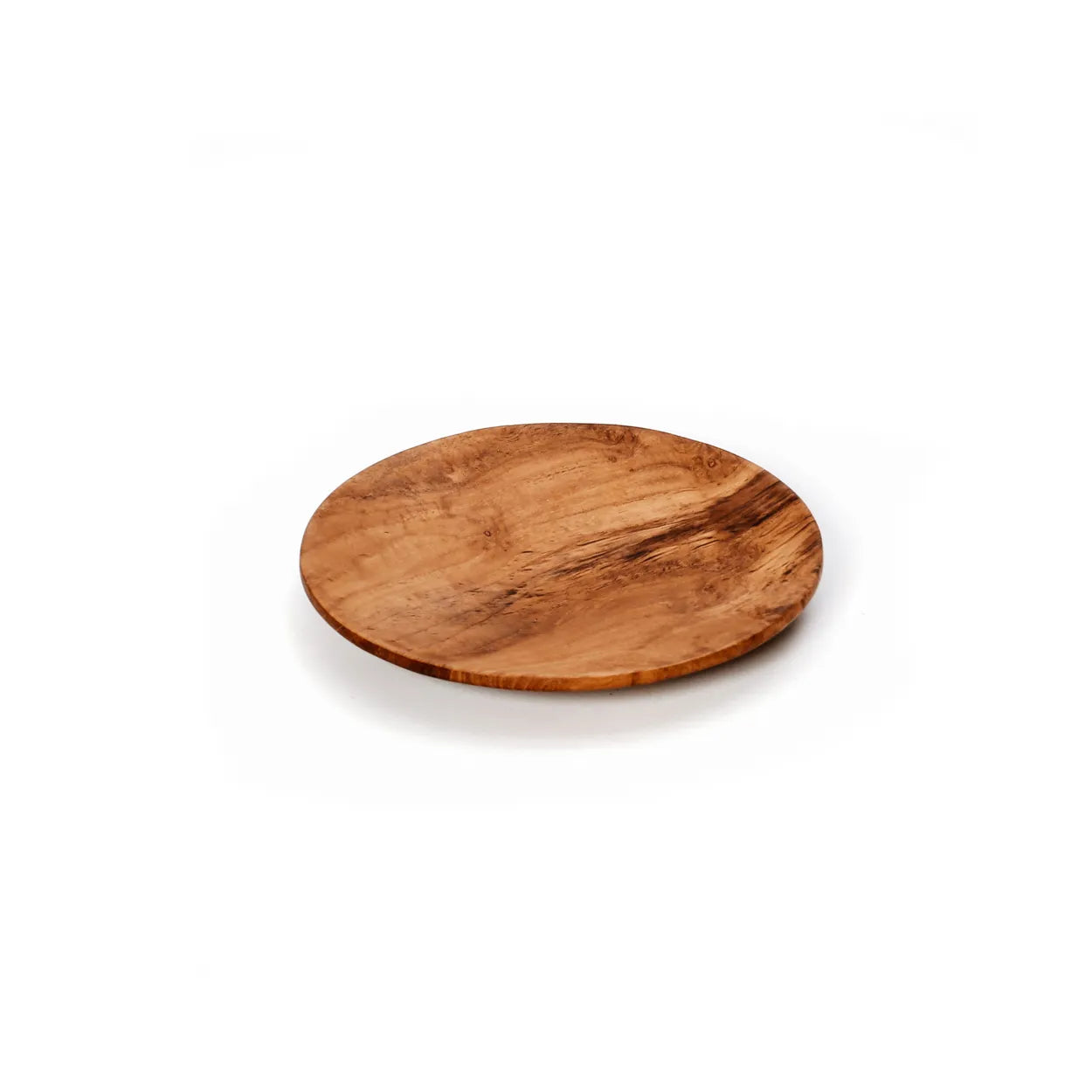 Cazorla Charm Round Plate - Teak Wood Serving Plate