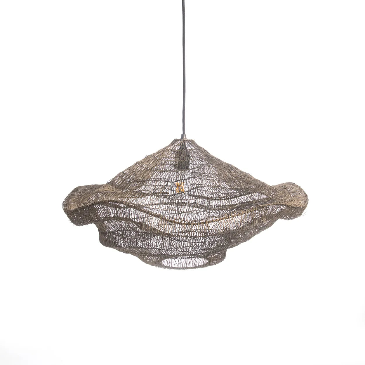 Cudillero Brass Elegance Pendant - Iron Light Fixture