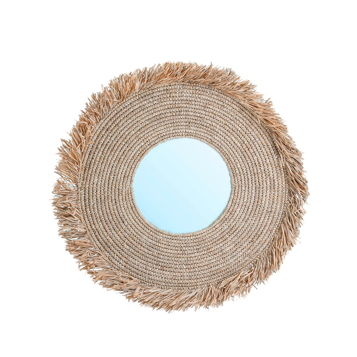 Ronda Raffia Mirror - Raffia Mirror